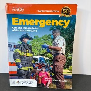 AAOS Emergency Care Textbook 12th Edition-Pre-owned